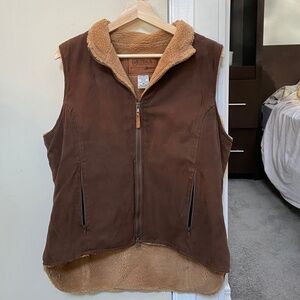 brown vest